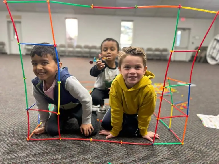 Three Boys Building